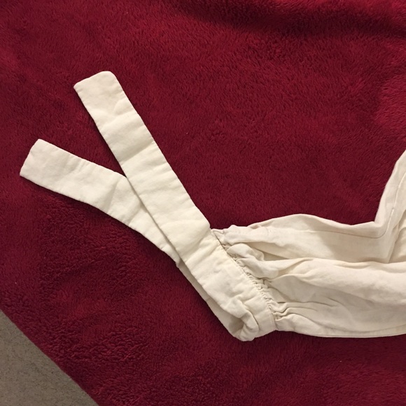 Zara ankle tie cargo pants size Xs - Picture 3 of 8